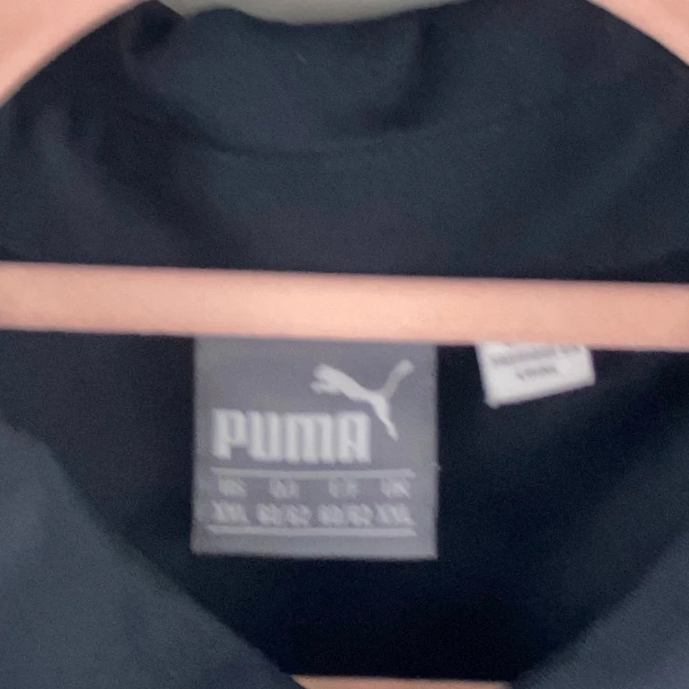 Puma Striped dryCELL Polo Shirt Mens‎ XXL Navy White Short Sleeve Athletic